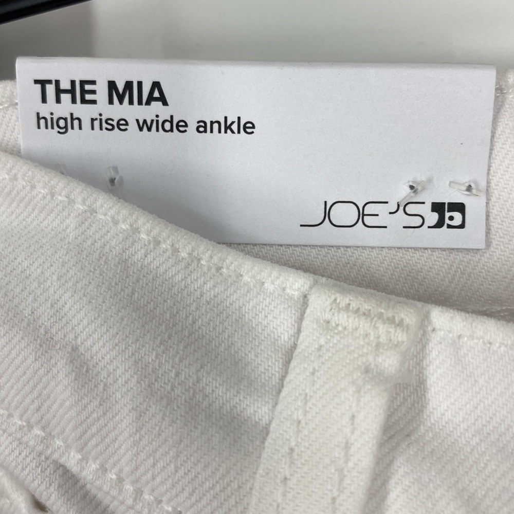 Joe's Jeans The Mia High Rise Wide Leg Jeans Vintage Stretch in White  SZ 28 NWT - Picture 5 of 10